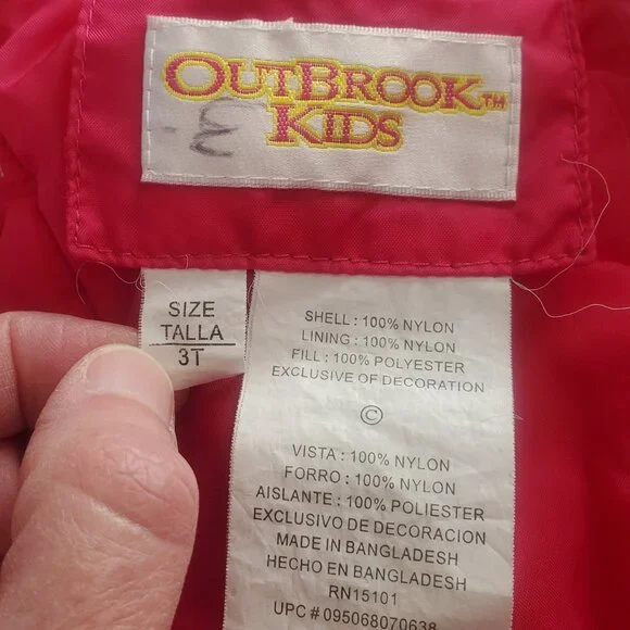 Outbrook Kids Girl's One Piece Snowsuit/Bodysuit - Picture 4 of 7